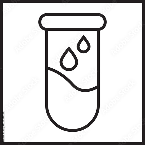 Medical Test TubeIcon Design