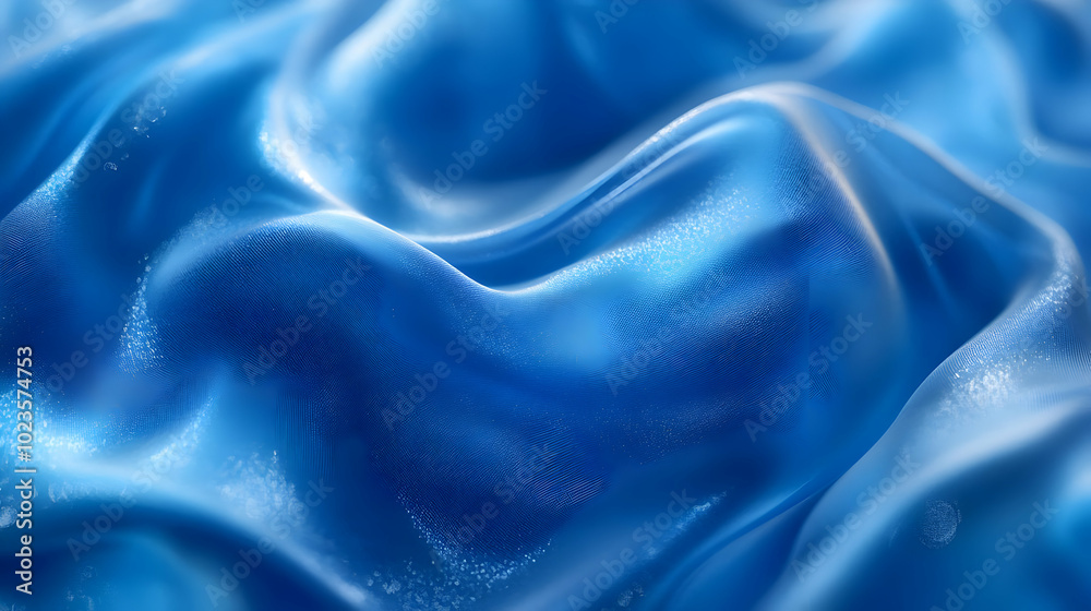 Obraz premium Abstract Blue 3D Background with Textured Surface