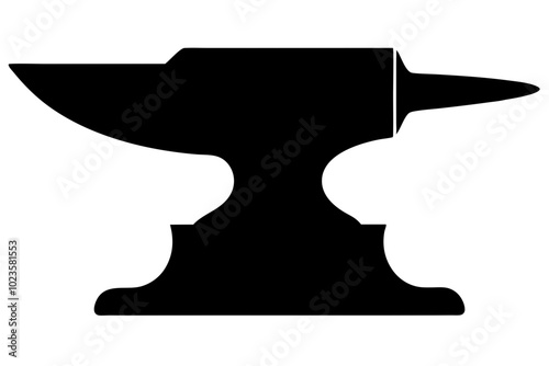 Anvil Silhouette vector illustration