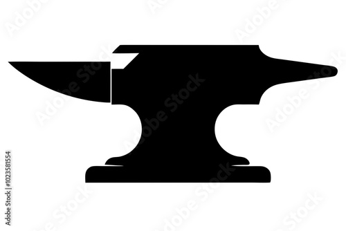 Anvil Silhouette vector illustration