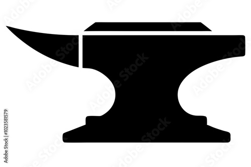 Anvil Silhouette vector illustration