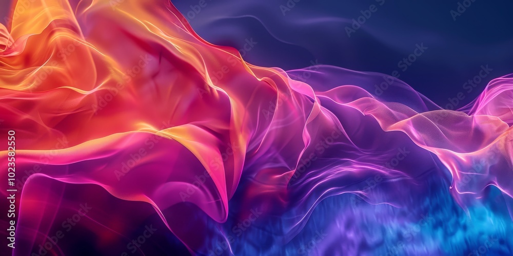 Obraz premium Data visualization with vibrant abstract themes.