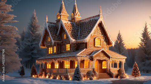 Gingerbread house