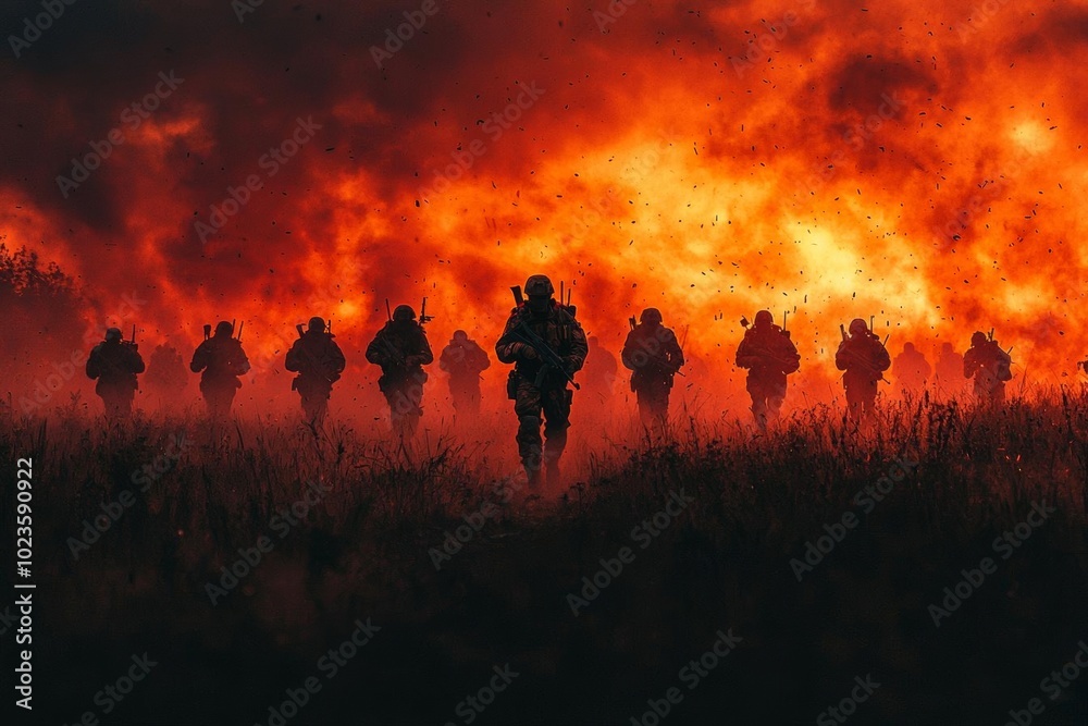 create an mage of the ghost army create an mage of the ghost army