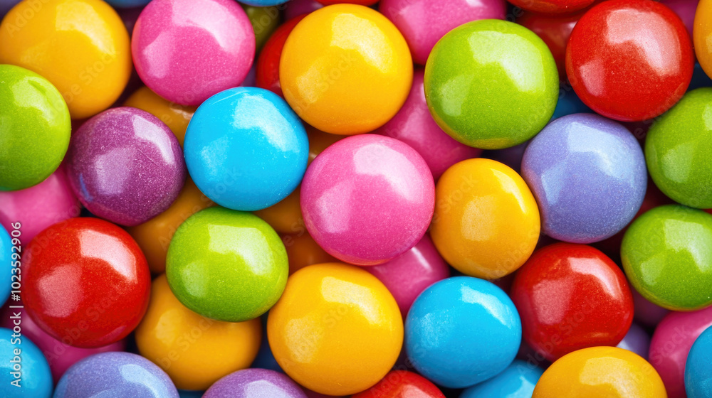 Colorful seamless candy texture with glossy and bright candies in a symmetrical layout, ideal for vibrant backgrounds Colorful seamless candy texture with glossy and bright candies in a symmetrical layout, ideal for vibrant backgrounds