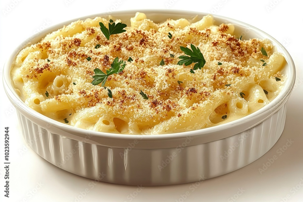 Creamy Macaroni and Cheese with Breadcrumbs and Parsley Creamy Macaroni and Cheese with Breadcrumbs and Parsley
