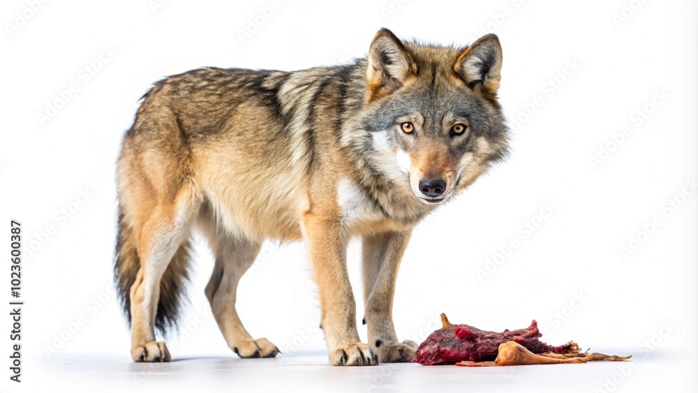 Fototapeta premium portrait of a wolf