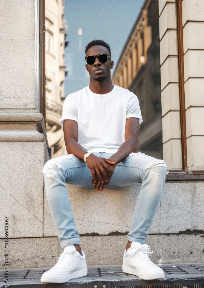 T shirt sitting denim adult. T shirt sitting denim adult.