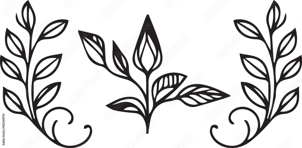 flower vector silhouette flower vector silhouette
