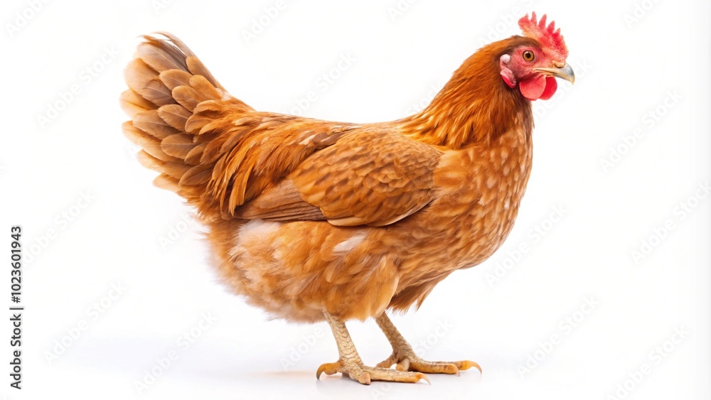 Fototapeta premium hen and chicken