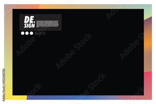 abstract background with vector geometric gradient space areas