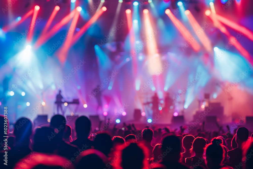 custom made wallpaper toronto digitalA concert with a large crowd of people watching the stage