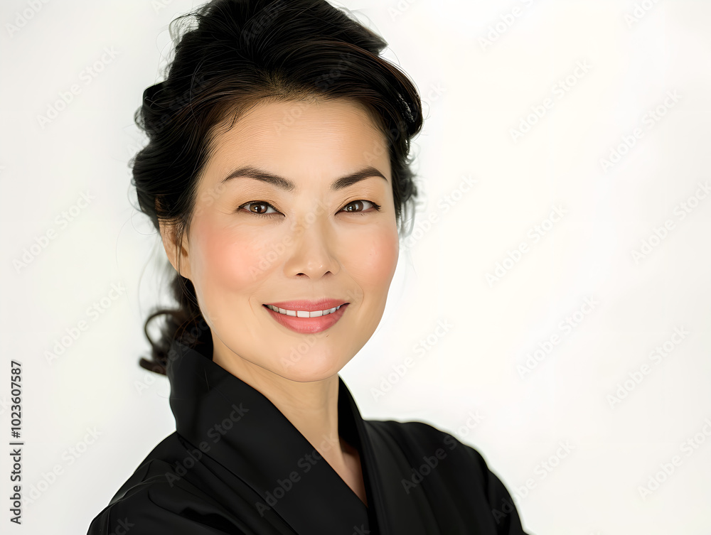 portrait of a smiling business woman portrait of a smiling business woman