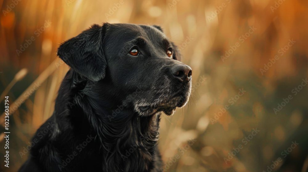 A black dog is looking at the camera with its mouth open A black dog is looking at the camera with its mouth open