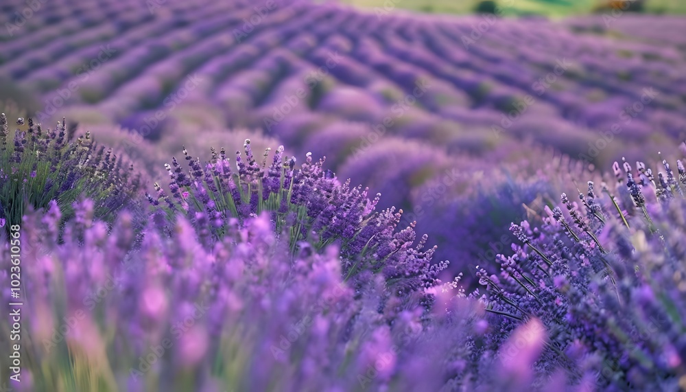 Obraz premium field of lavender background 