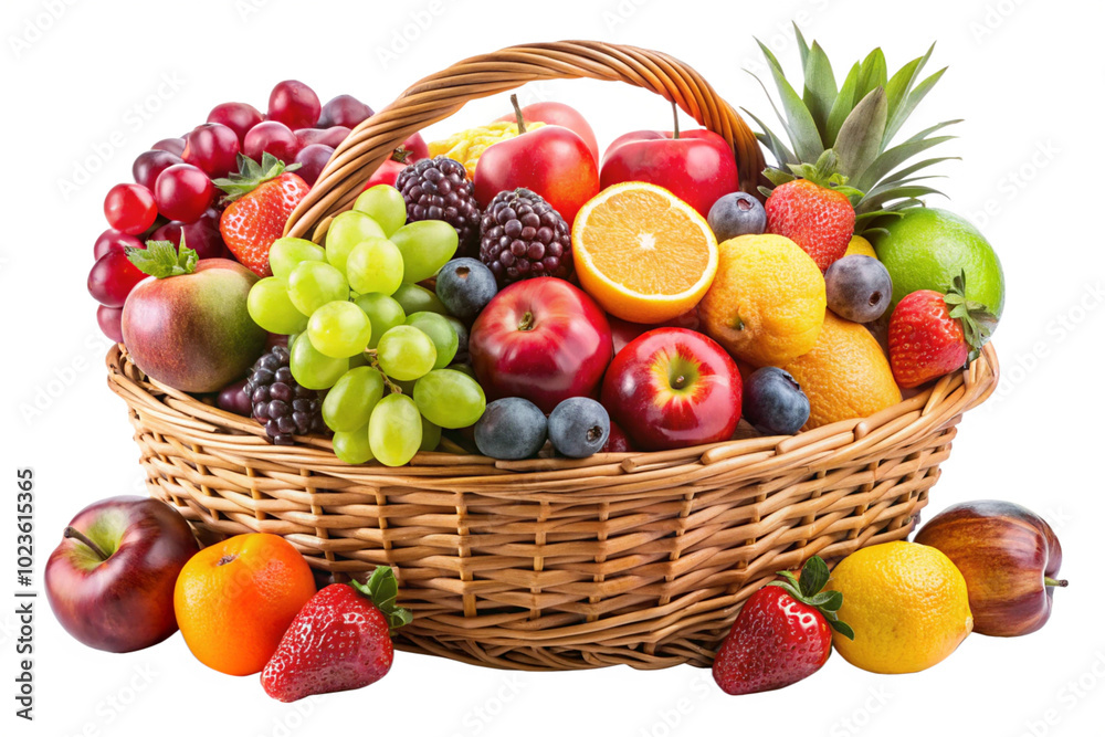 a-realistic-portrait-of-mix-fruits-in-a-basket png a-realistic-portrait-of-mix-fruits-in-a-basket png