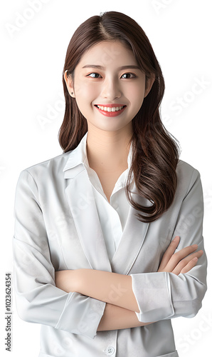 Business office female white collar