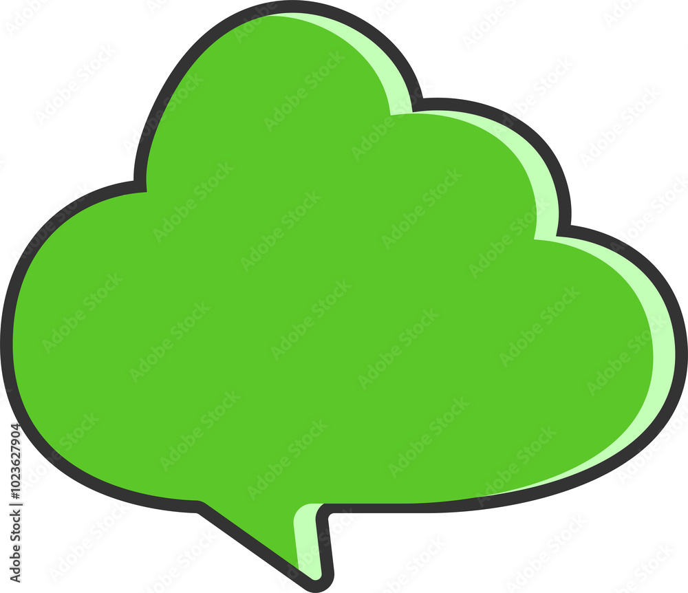 Green Speech Bubble Green Speech Bubble