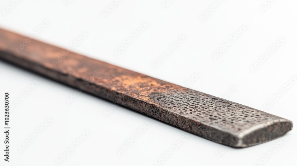 A Close-Up of a Rusted Metal File A Close-Up of a Rusted Metal File
