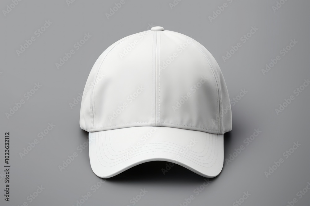 Baseball cap Mockup white headwear headgear.