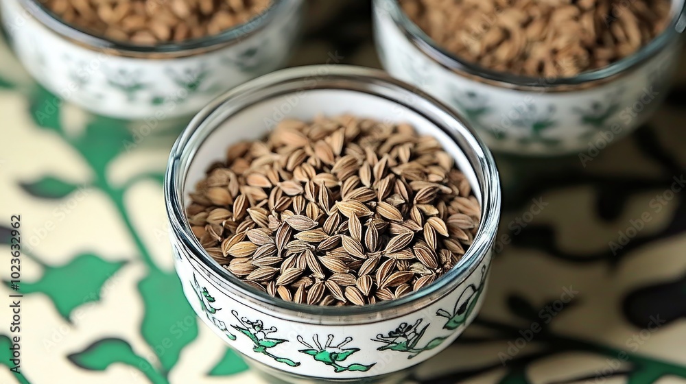 Anise Seeds in a Glass Container Anise Seeds in a Glass Container