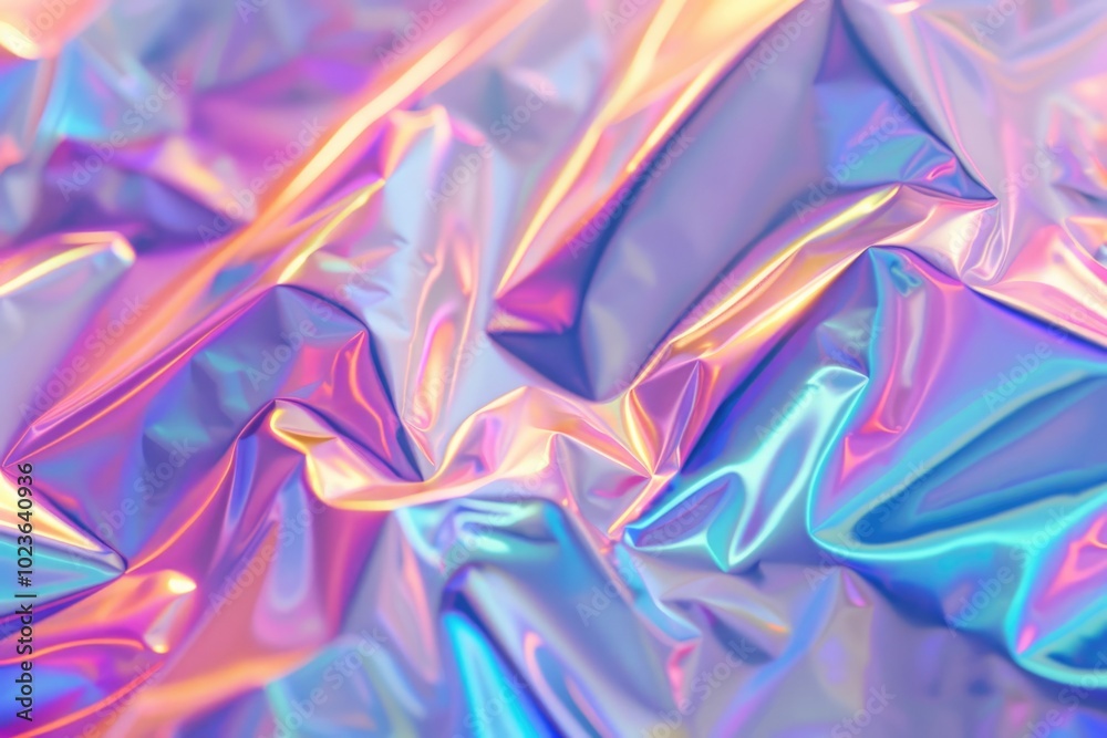 Abstract holographic foil background with blurry iridescent effect. Abstract holographic foil background with blurry iridescent effect.
