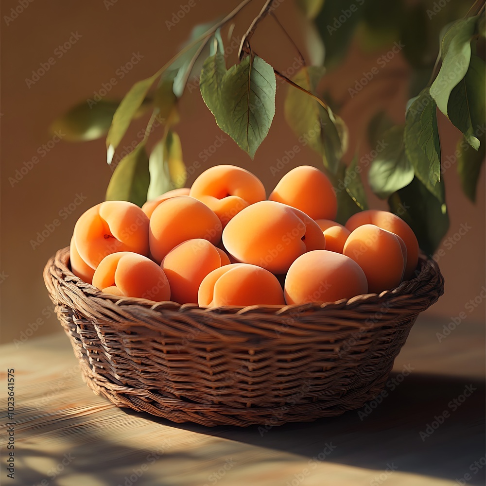 apricots in a basket, Generative AI
apricots in a basket, Generative AI