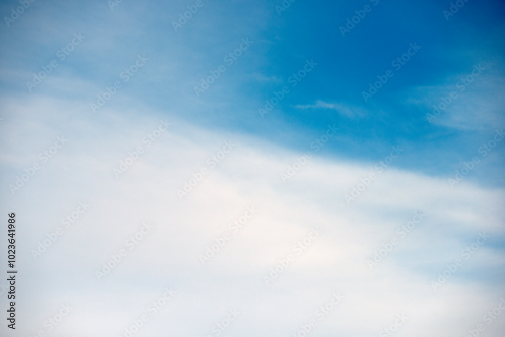 Fototapeta premium blue sky with clouds, medelpad,bergafjärden.sverige,sweden,norrland,mats,summer