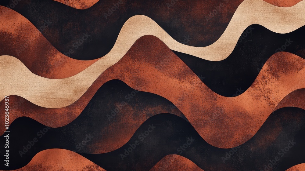 Brown abstract pattern featuring bold contrasts of dark and light hues Surreal canvas design in contemporary art style ideal for wallpapers and creative projects Brown abstract pattern featuring bold contrasts of dark and light hues Surreal canvas design in contemporary art style ideal for wallpapers and creative projects