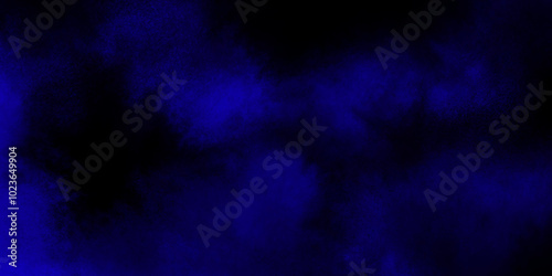 Abstract mystical dark blue watercolor background. Seamless and abstract blue grunge texture with blue stains. Creative paint gradients, splashes and stains for presentation and cover with blue stains