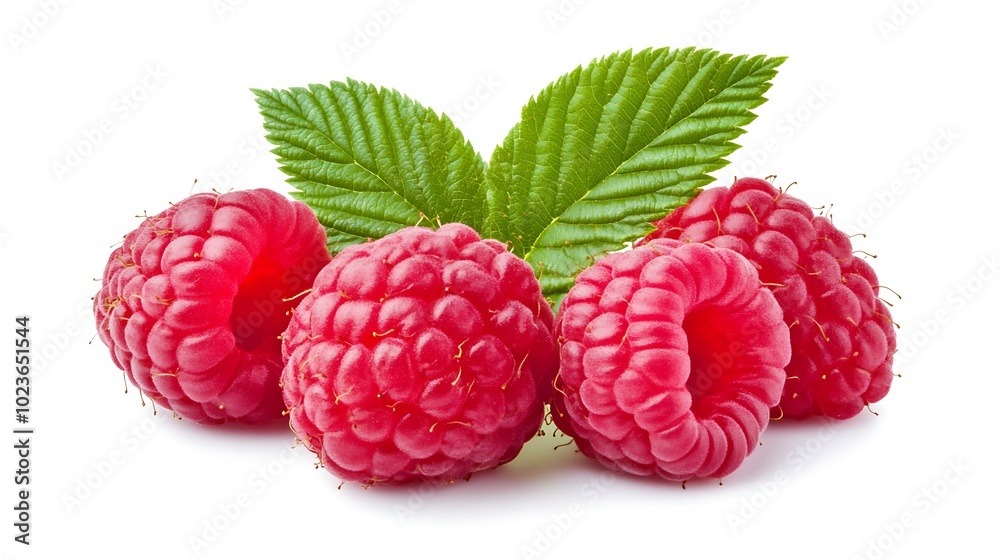 raspberries on a white background, Generative AI
raspberries on a white background, Generative AI