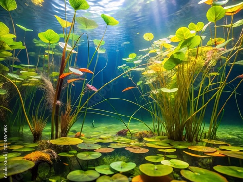 Aquatic Plants with Murky Water: photo