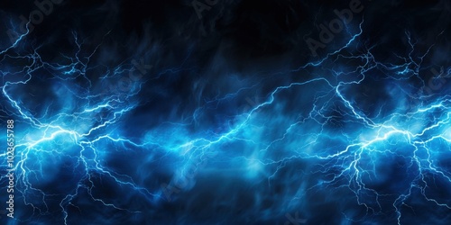 Abstract Thunder and Lightning Photostock Background with High Contrast Effects