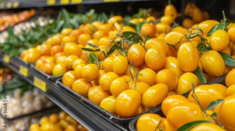 Vibrant Kumquats A Gourmet Display of Freshness and Color Vibrant Kumquats A Gourmet Display of Freshness and Color
