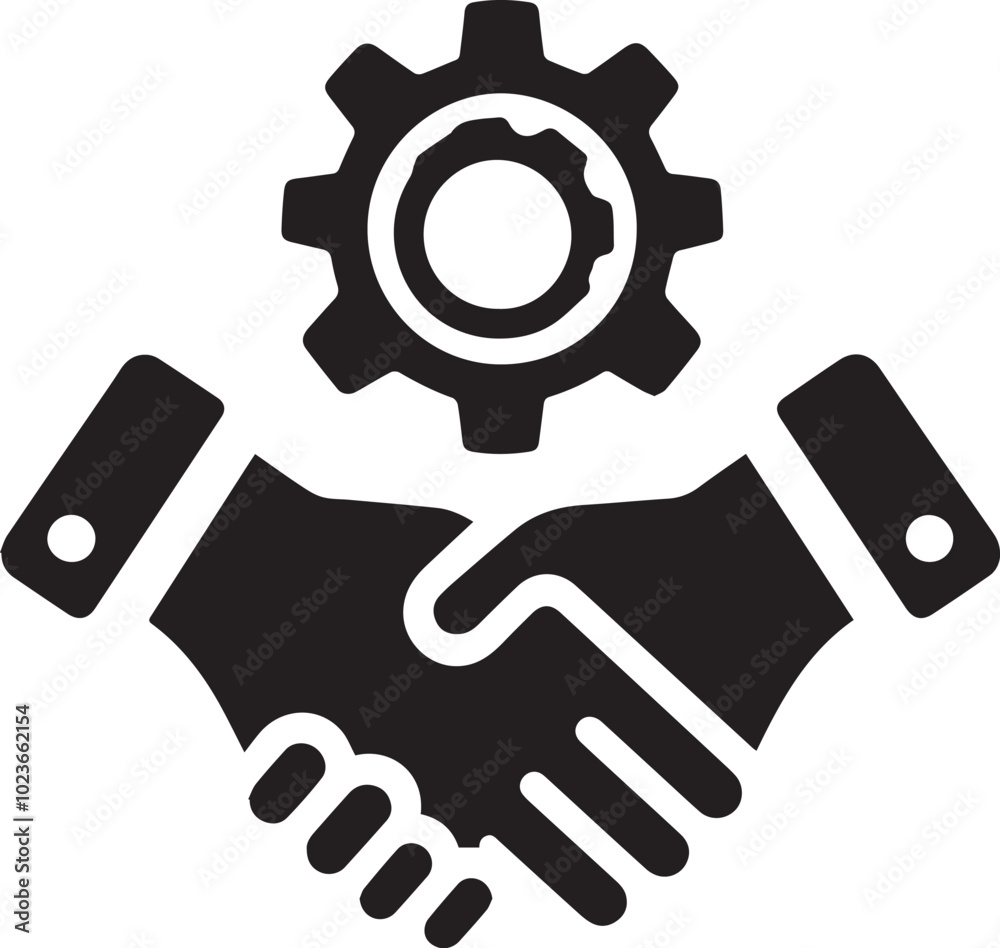 A simple black Hand shake icon logo design, hand shake transparent illustration symbol agreement icon Vector illustration. A simple black Hand shake icon logo design, hand shake transparent illustration symbol agreement icon Vector illustration.