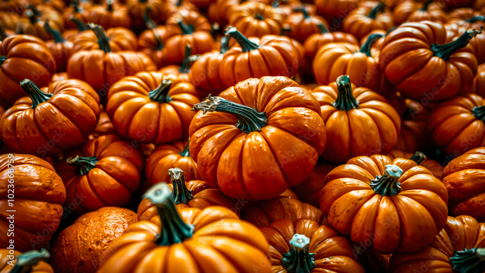 Orange Pumpkins Close Up Orange Pumpkins Close Up