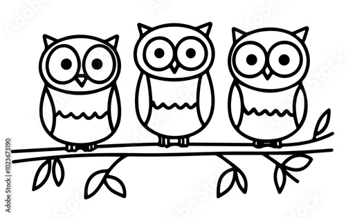 Eulen Eule Owl Set Tiere