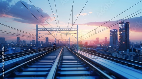 Dynamic Urban Connectivity HighCapacity Electric Train Cables Transforming the Cityscape