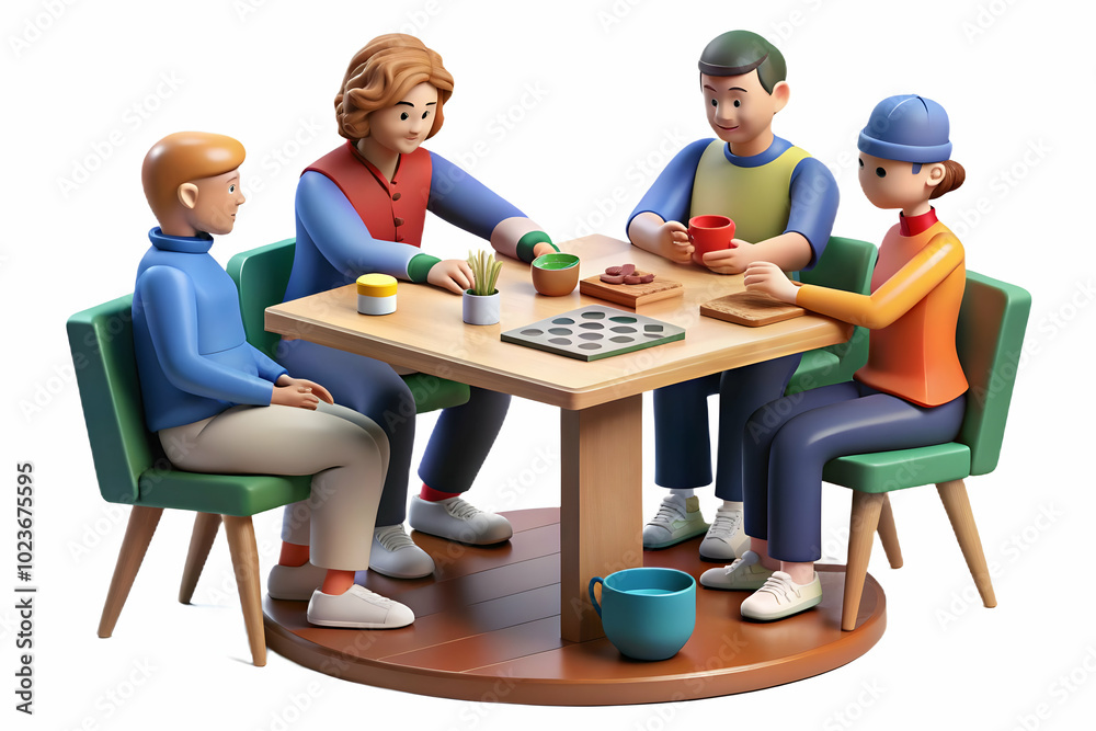 Candid Millennials Enjoying Board Games in a Cozy Caf? - Perfect for Promoting Social Activities and Caf? Events Candid Millennials Enjoying Board Games in a Cozy Caf? - Perfect for Promoting Social Activities and Caf? Events
