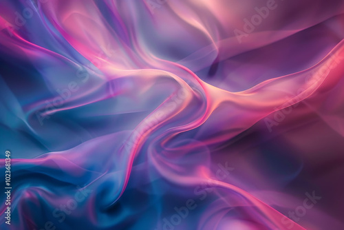 A purple and blue fabric with a wavy pattern