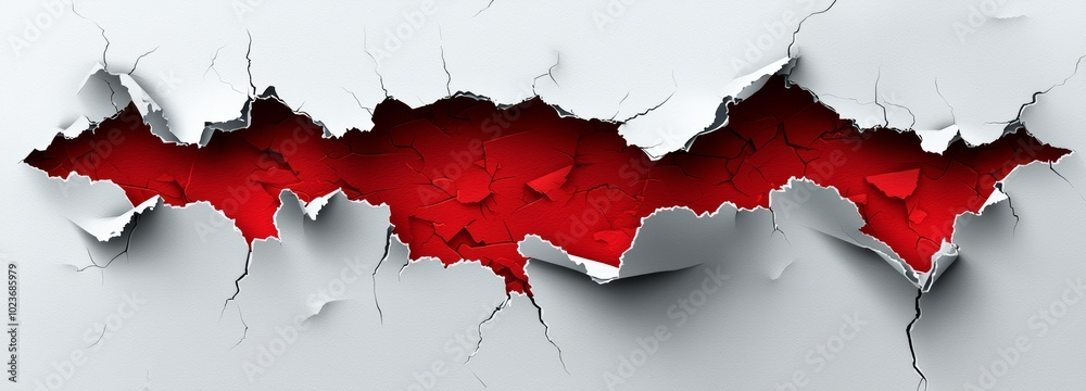Cracked Intense Red Abstract Textured Grunge Surface with Damaged Dark Backdrop Cracked Intense Red Abstract Textured Grunge Surface with Damaged Dark Backdrop