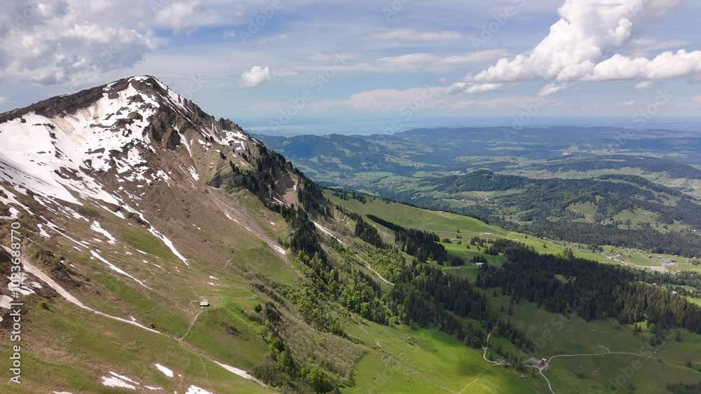 Panorama mit dem Ausblick auf den Bodensee