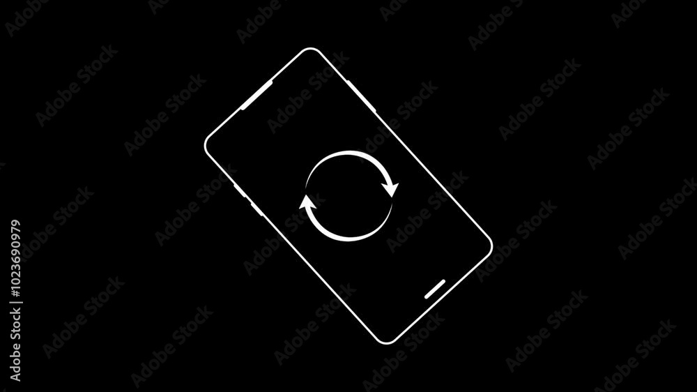 Mobile Phone Rotation from Vertical to Horizontal or Reverse. Smart phone Rotate concept, turning concept animation. Mobile phone Rotation animation with text message. Turn you Smartphone 90 Mobile Phone Rotation from Vertical to Horizontal or Reverse. Smart phone Rotate concept, turning concept animation. Mobile phone Rotation animation with text message. Turn you Smartphone 90