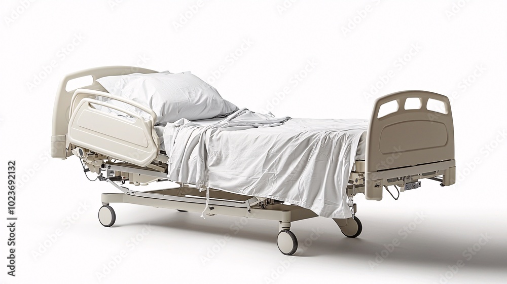 Hospital Bed with Crisp Clean Sheets