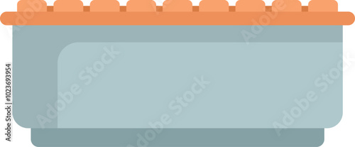 Comfortable and ergonomic bathtub with drain hole for taking a bath and carrying out various cosmetic procedures at home or in beauty salon