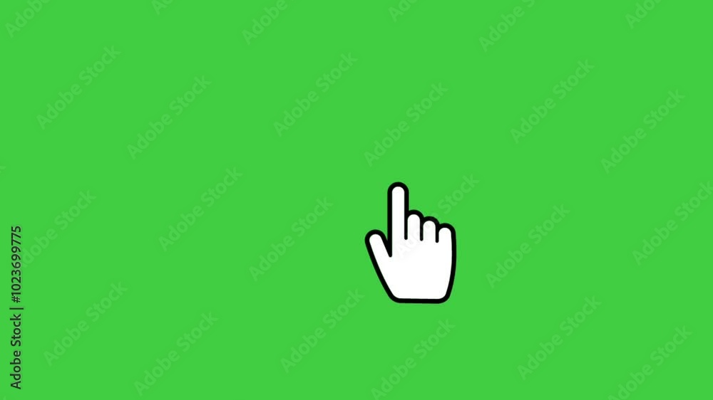 Mouse click green screen video