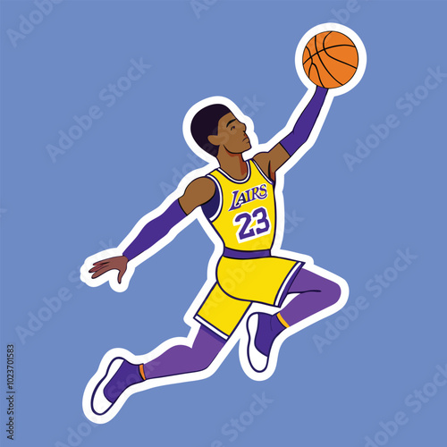 basketball player vector