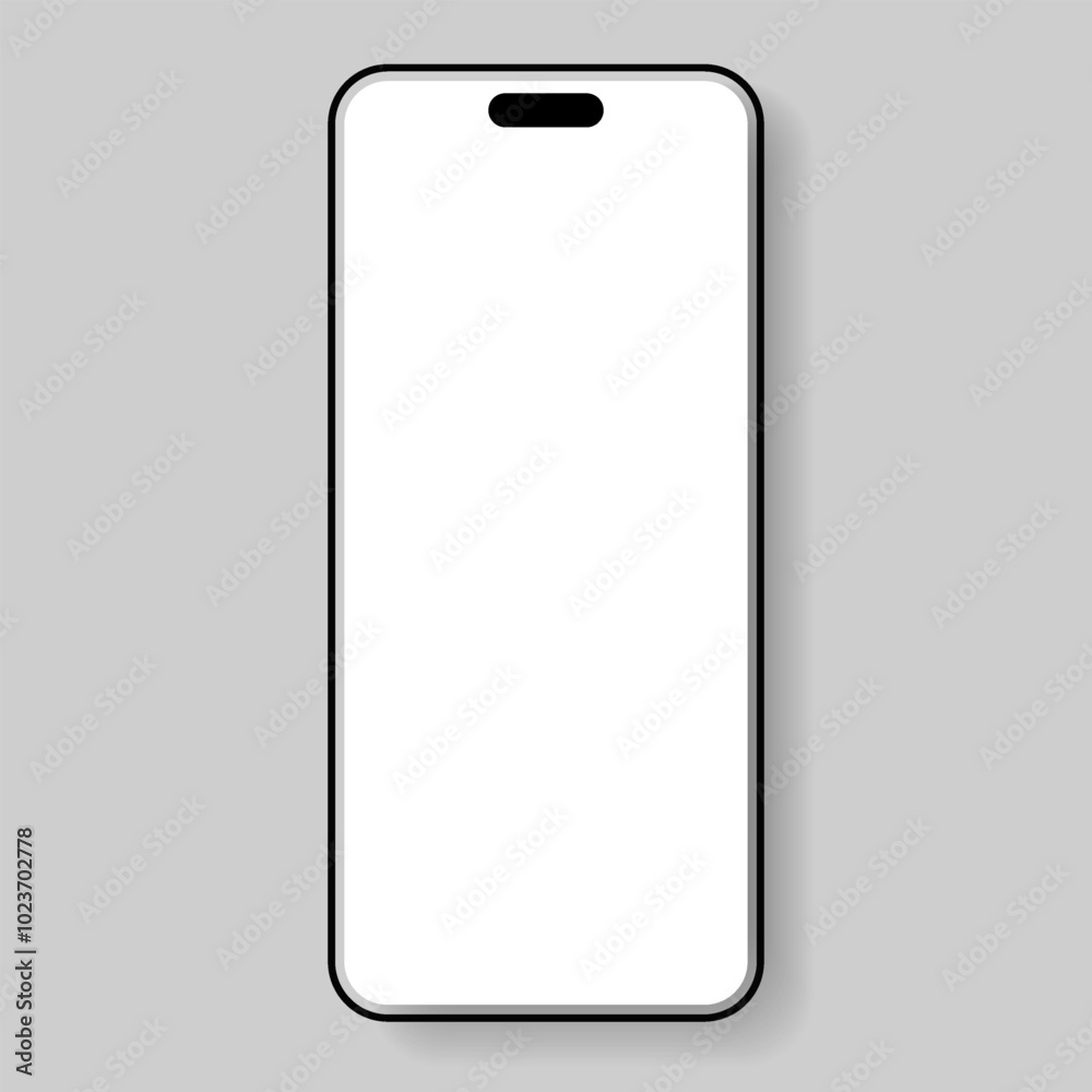 Realistic smartphone mockup. Mobile phone vector with isolated on white background. Device front view. 3D mobile phone with shadow. Realistic, high quality smart phone mockup for ui ux presentation. Realistic smartphone mockup. Mobile phone vector with isolated on white background. Device front view. 3D mobile phone with shadow. Realistic, high quality smart phone mockup for ui ux presentation.