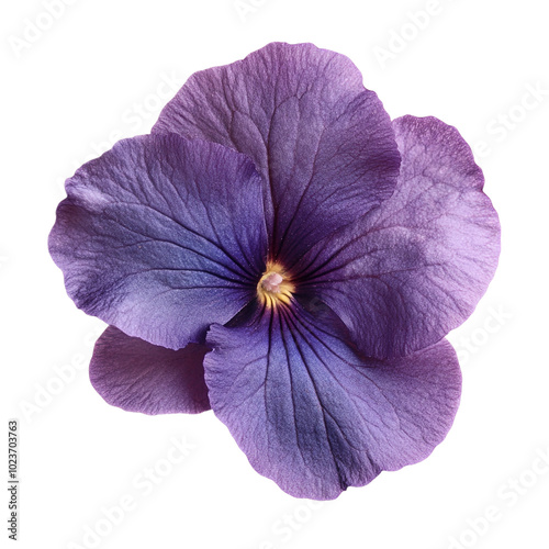 African Violet Isolated on transparent background photo