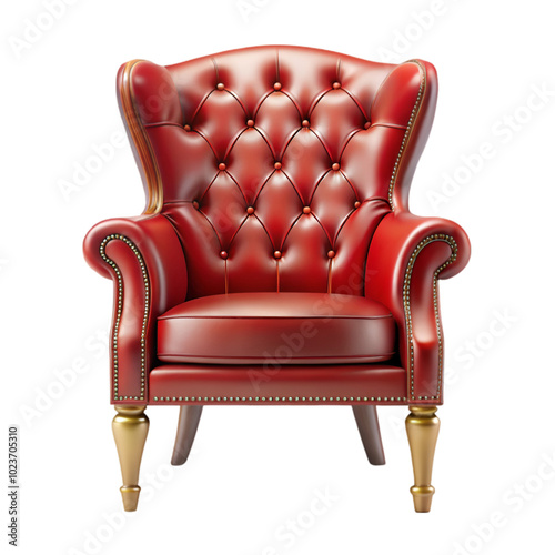 Armchair red royal